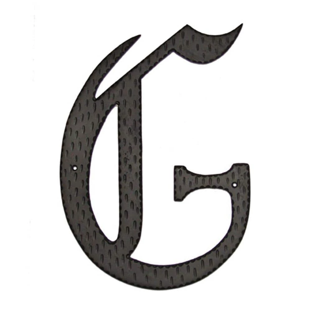 Montague Metal Products 16 in. Home Accent Monogram G