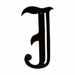 Montague Metal Products 16 in. Home Accent Monogram J