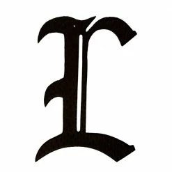 Montague Metal Products 16 in. Home Accent Monogram L