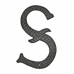 Montague Metal Products 16 in. Home Accent Monogram S