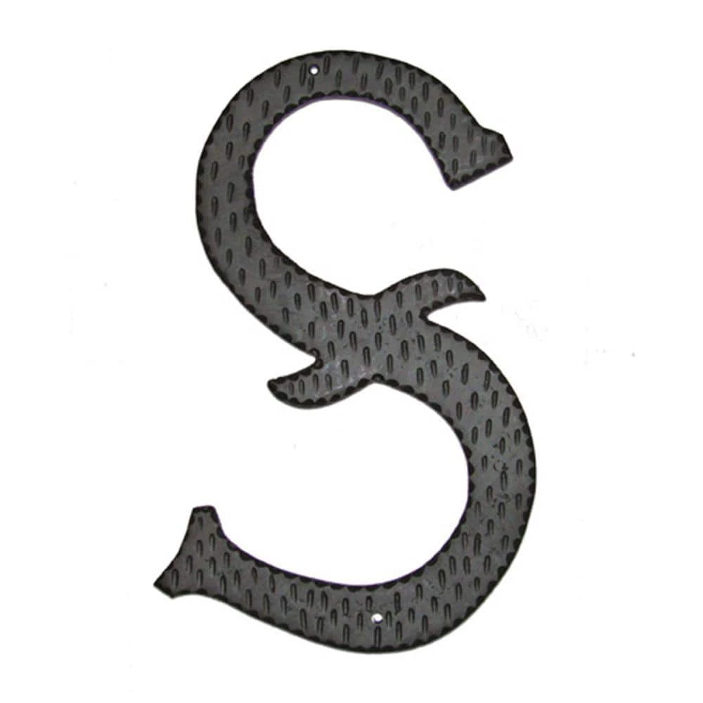 Montague Metal Products 16 in. Home Accent Monogram S