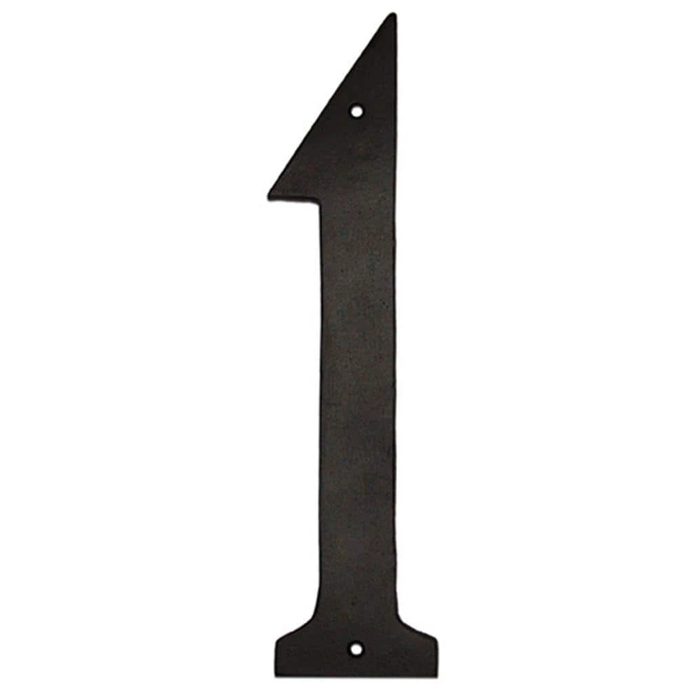 Montague Metal Products 6 in. Standard House Number 1