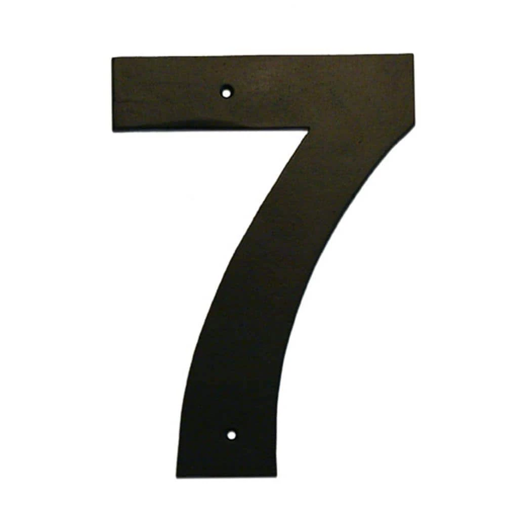 Montague Metal Products 16 in. Helvetica House Number 7