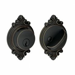 Schlage Brookshire Aged Bronze Single Cylinder Deadbolt