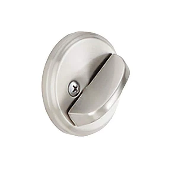 Schlage Satin Nickel Thumbturn Deadbolt with Exterior Plate - Image 2