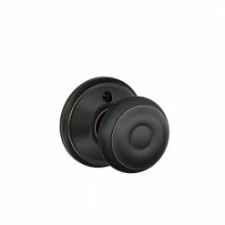 Schlage Georgian Aged Bronze Dummy Door Knob