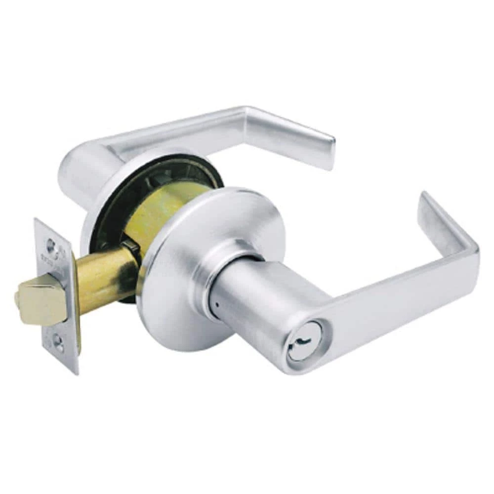 Schlage Apollo Satin Chrome Light Commercial Storeroom Door Lever