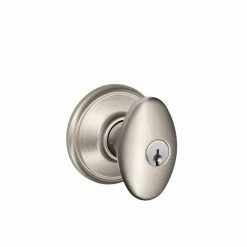 Schlage Sienna Satin Nickel Keyed Entry Door Knob