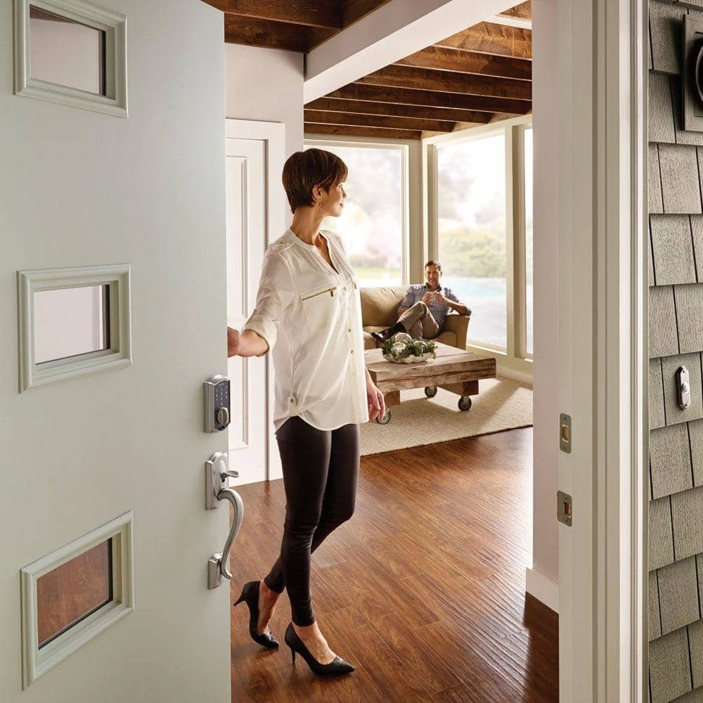 Schlage Touch Keyless Touchscreen Deadbolt with Camelot Trim - Image 3