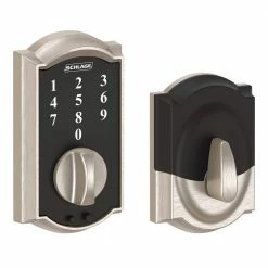 Schlage Touch Keyless Touchscreen Deadbolt with Camelot Trim