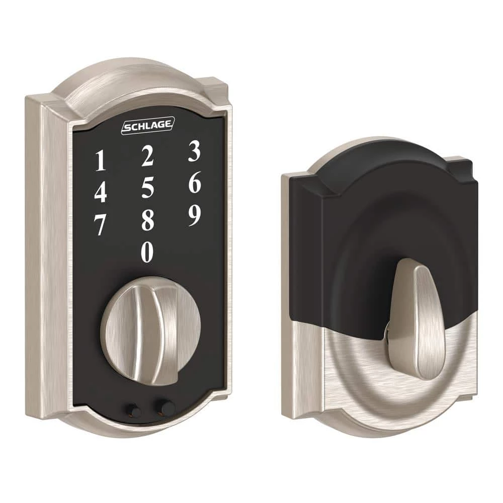 Schlage Touch Keyless Touchscreen Deadbolt with Camelot Trim
