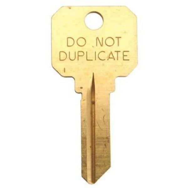 Schlage Do Not Duplicate Blank Key (50-Box)