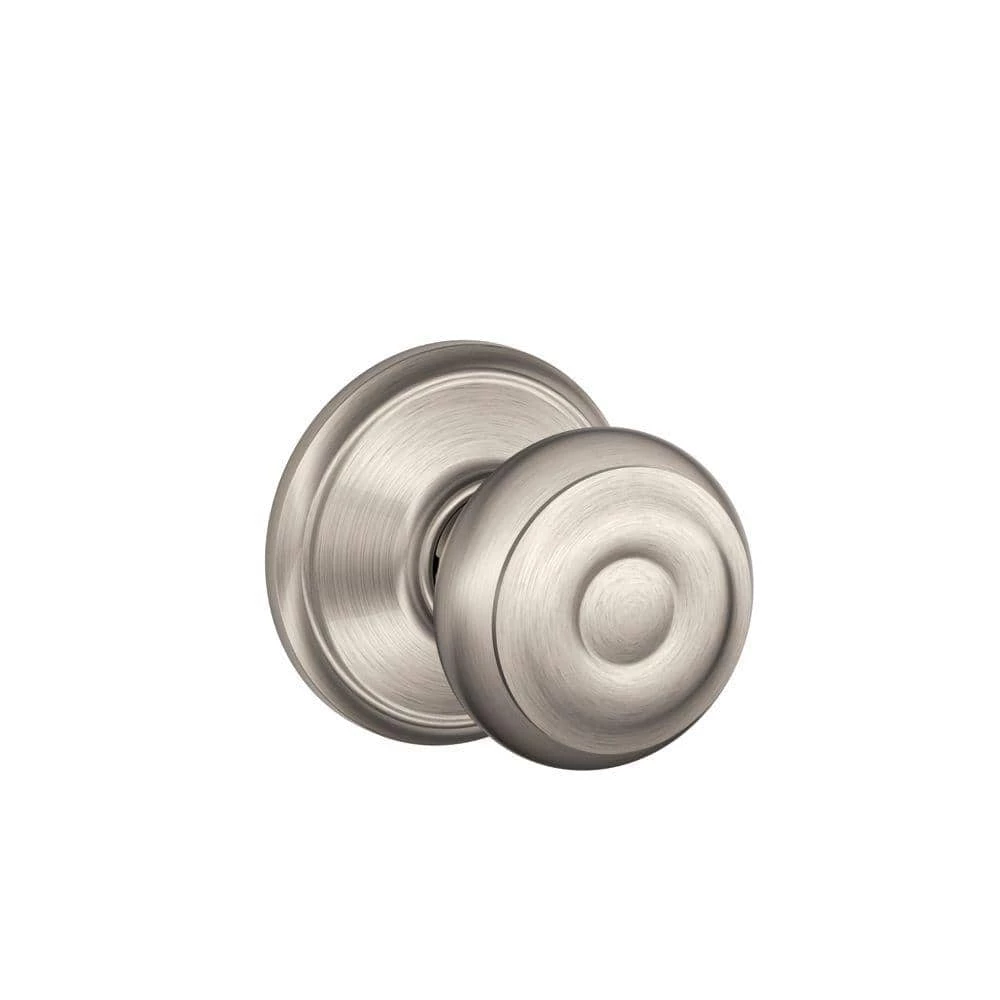 Schlage Georgian Satin Nickel Passage Hall/Closet Door Knob