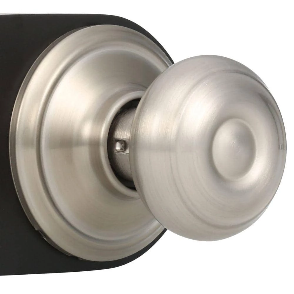 Schlage Georgian Satin Nickel Passage Hall/Closet Door Knob - Image 2