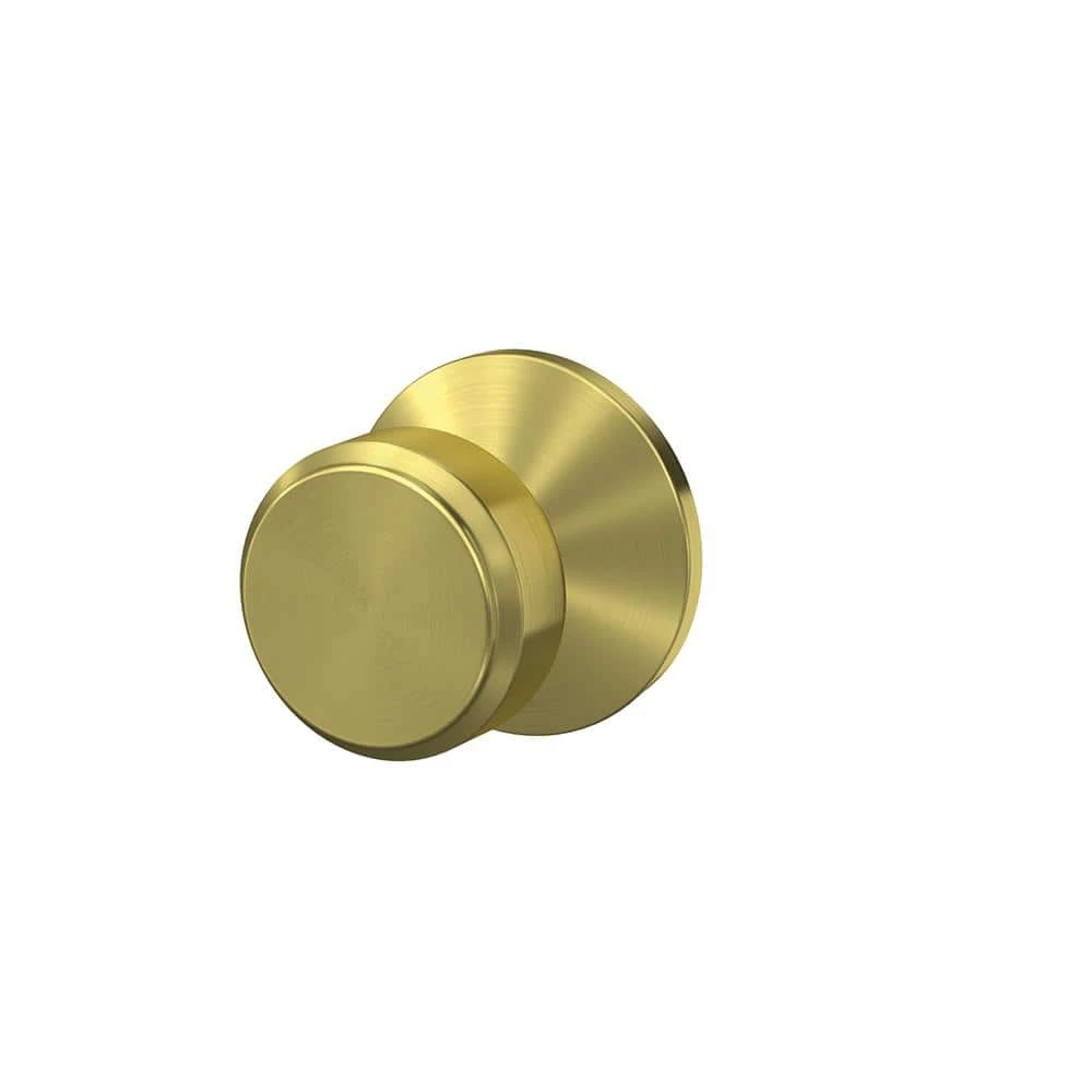 Schlage Custom Bowery Satin Brass Kinsler Trim Combined Interior Door Knob - Image 3