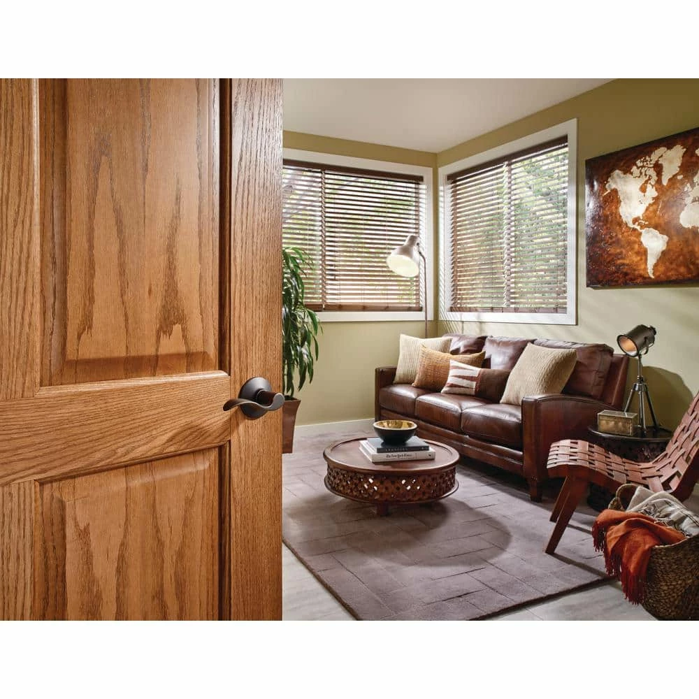 Schlage Accent Satin Nickel Privacy Bed/Bath Door Handle - Image 4