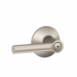Schlage Broadway Satin Nickel Privacy Bed/Bath Door Handle