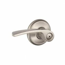 Schlage Merano Satin Nickel Privacy Bed/Bath Door Handle