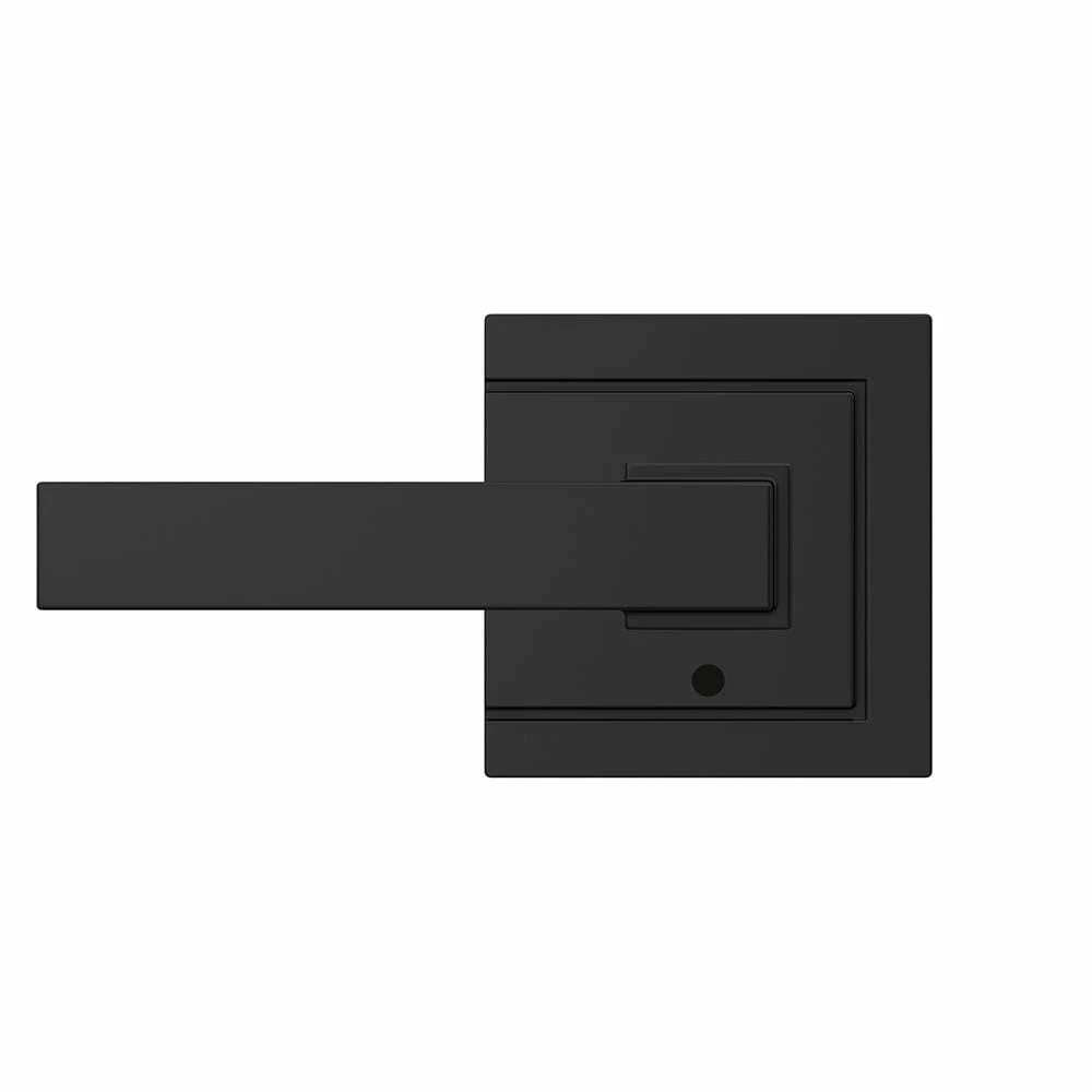 Schlage Custom Northbrook Matte Black Upland Trim Combined Interior Door Lever - Image 4