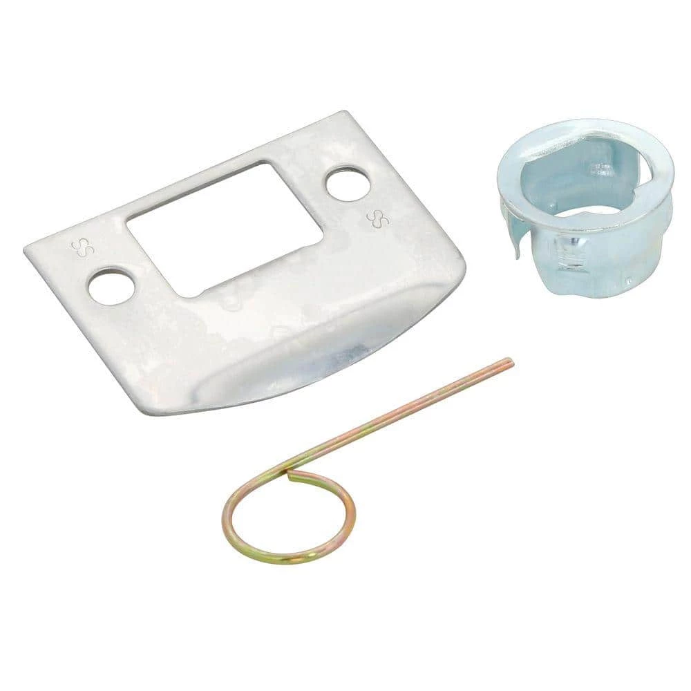 Schlage Georgian Satin Nickel Privacy Bed/Bath Door Knob with Addison Trim - Image 4